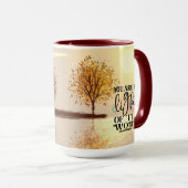 マタイ5:14あなたは世界聖書の光である マグカップ (正面右)