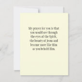 マタイ5:14あなたは光のバイブルのフラットカードである (裏面)