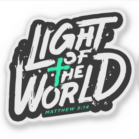 マタイ5:14 シール (正面)