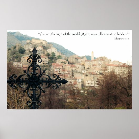 マタイ5:14 ポスター (正面)