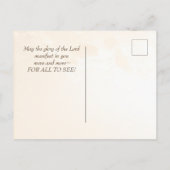 マタイ5 14-16光を輝かせなさい、聖書の聖句 ポストカード (裏面)