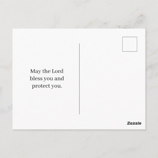 マタイ5:16あなたの光を他の人々の前に輝かせなさい ポストカード (裏面)