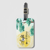 マタイ5:16あなたの光を聖書クリスチャンに輝かせなさい ラゲッジタグ (正面縦)