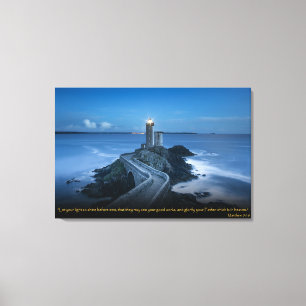 マタイ5:16キリスト教聖書聖句キャンバスアート キャンバスプリント