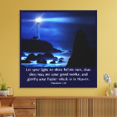 マタイ5:16 キャンバスプリント (インサイチュ (リビング))