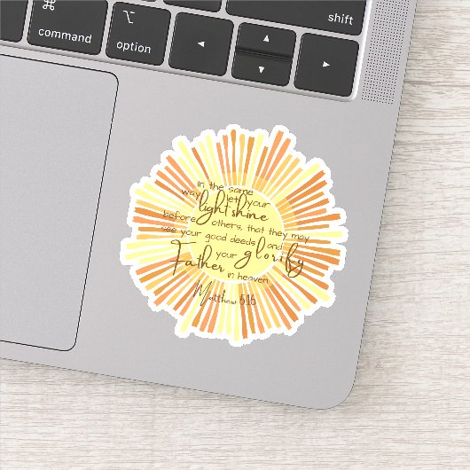 マタイ5:16 シール (詳細)