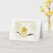 マタイ5:16 感動的 カード (黄色い花)