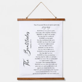 マタイ5:2-12聖書の聖なる書物、 経典 吊り下げ型タペストリー