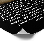 マタイ5:38-45 ポスター (角)