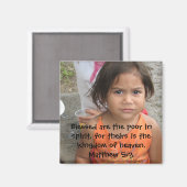 マタイ5:3 マグネット (正面/裏面)