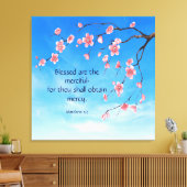 マタイ5:7 キャンバスプリント (インサイチュ (リビング))