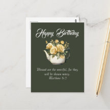 マタイ5:7 キリスト教の誕生日メッセージ