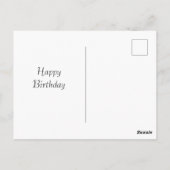 マタイ5:7 キリスト教の誕生日メッセージ ポストカード (裏面)