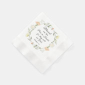 マタイ5:8は賛美ハートの聖典の中で純粋である 縁ありカクテルナプキン (角)