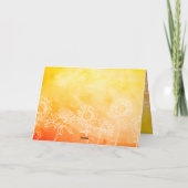 マタイ5:8は賛美聖書の聖句の中で純粋なハートである カード (裏面)