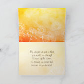 マタイ5:8は賛美聖書の聖句の中で純粋なハートである カード (内部)