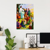 マタイ6教えイエス追従者 ポスター (ホームオフィス)