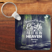 マタイ6:10地上に於ける天国 キーホルダー (正面)