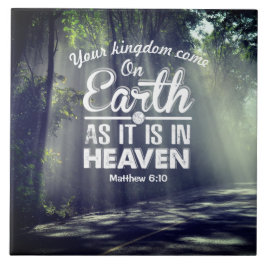 マタイ6:10地上に於ける天国 タイル