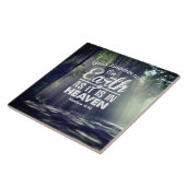 マタイ6:10地上に於ける天国 タイル (側面)