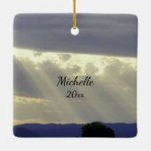 マタイ6:10汝の来国地上 セラミックオーナメント (裏面)