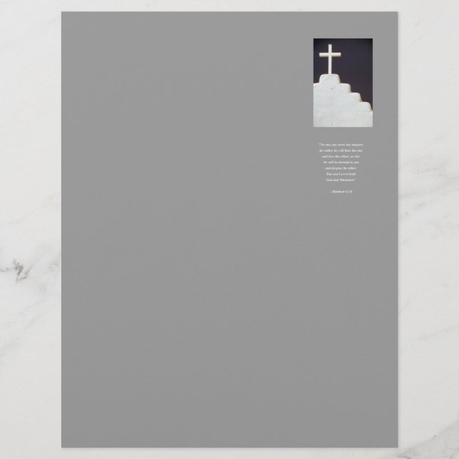 マタイ6:24聖書の聖句 (正面)