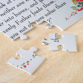 マタイ6:25感動的の聖書の詩 ジグソーパズル (側面)