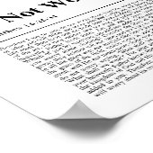 マタイ6:25-34心配するな ポスター (角)