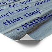 マタイ6:26ポスター ポスター (角)