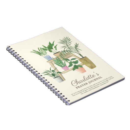 マタイ6:26水彩鳥類祈りの言葉雑誌 ノートブック (右側)