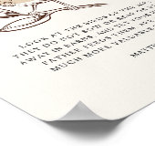 マタイ6:26空中の鳥を見よ ポスター (角)