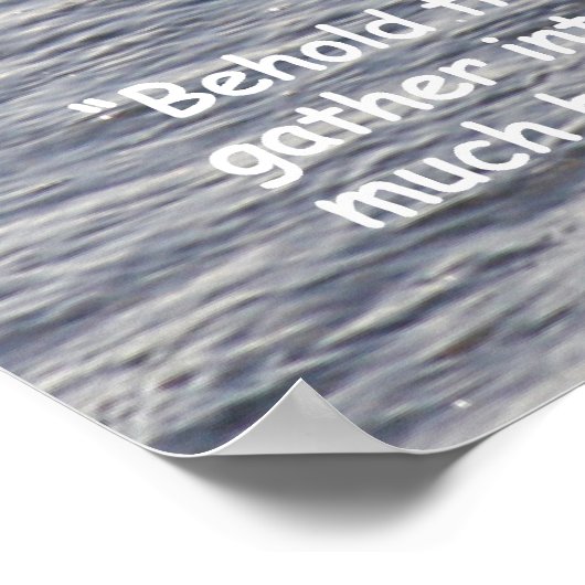 マタイ6:26聖なる書物、 経典ポスター ポスター (角)