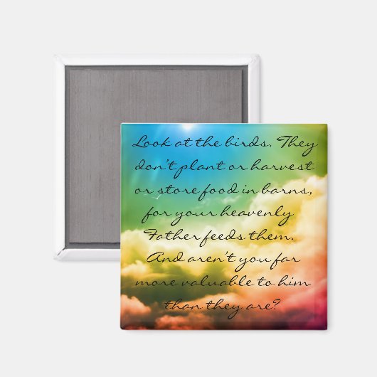 マタイ6:26 マグネット (正面/裏面)