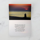 マタイ6:33最初の神の国を求める海 カード (内部)