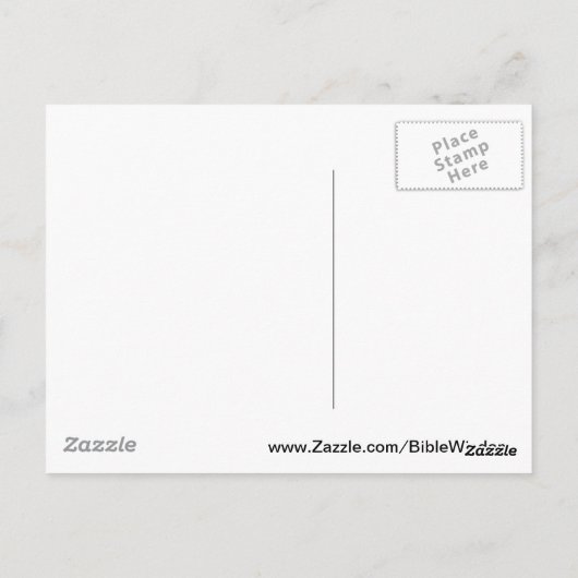 マタイ6:33 ポストカード (裏面)