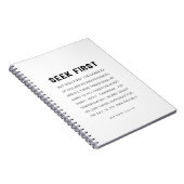 マタイ6:33-34まず神の国を求めなさい ノートブック (右側)