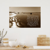 マタイ6:33-34ポスター ポスター (キッチン)