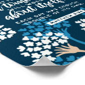 マタイ6:34聖書の節 ポスター (角)