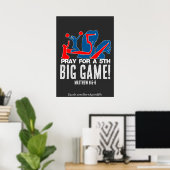 マタイ6:5-6祈第5大戦へ！ポスター ポスター (ホームオフィス)