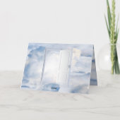 マタイ6:6あなた方がキリスト教祈の聖書の節を読むとき カード (裏面)