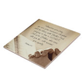 マタイ6:6あなた方がキリスト教祈の聖書の節を読むとき タイル (側面)