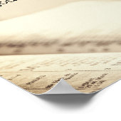 マタイ6:6あなた方がキリスト教祈の聖書の節を読むとき ポスター (角)