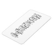 マタイ6:9-13主の祈りの言葉聖書の聖句 マグネット (左側)