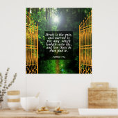 マタイ7:14 ポスター (キッチン)