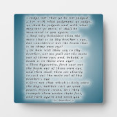 マタイ7:1-6 フォトプラーク (正面)