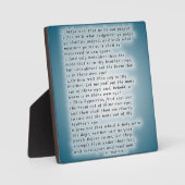 マタイ7:1-6 フォトプラーク (正面)