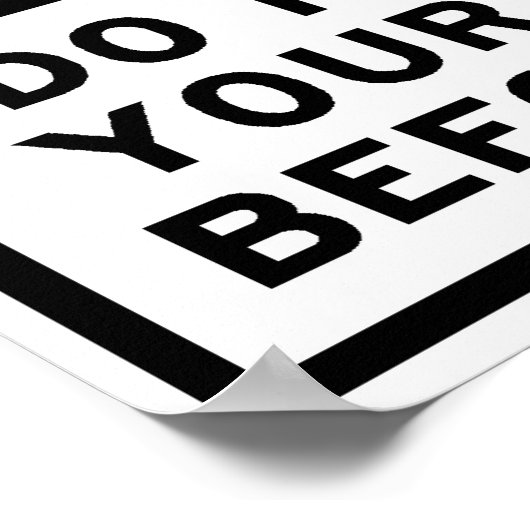 マタイ7:6を飲む前に真珠を投げるな ポスター (角)