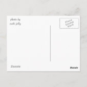 マタイ7:7白フローラ ポストカード (裏面)