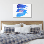 マタイ7:7聖書の聖句KJVウォールアート キャンバスプリント (インサイチュ (寝室))