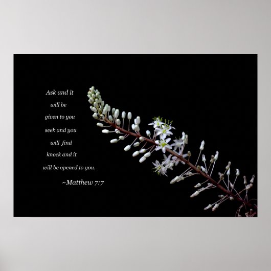 マタイ7:7 ポスター (正面)